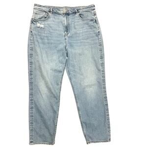 American Eagle High Rise Straight Leg Jeans Size 18